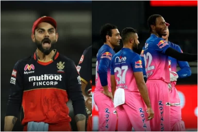 Rajasthan Royals vs Royal Challengers Bangalore IPL 2020