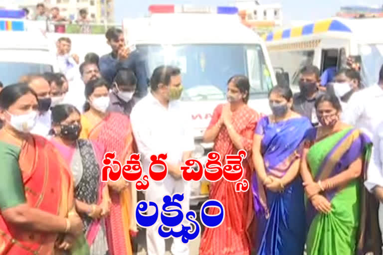 minister ktr opened trauma centres at orr in hyderabad