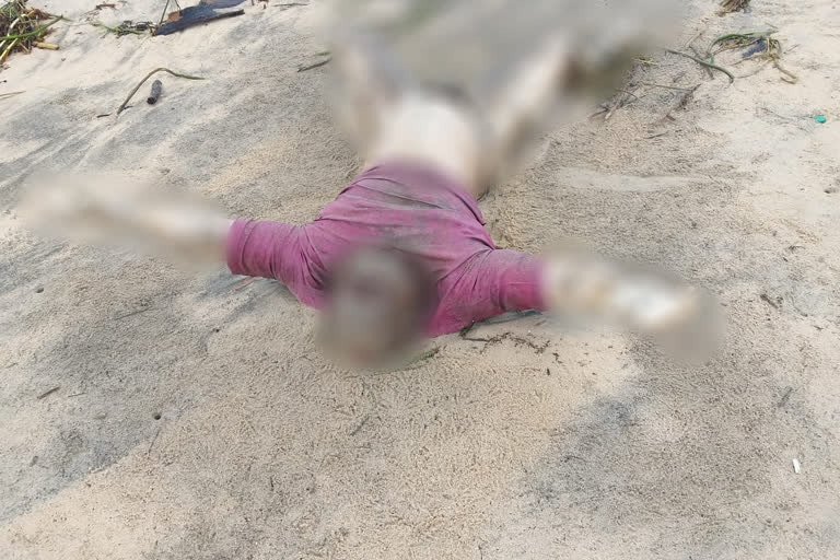 unknown dead body found at gajapathi nagar costal area