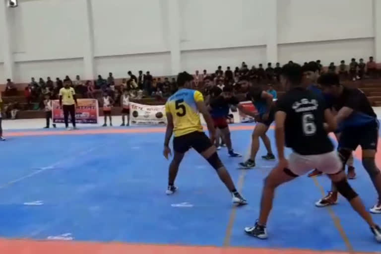 Kabaddi competition organized in indoor stadium Hamirpur