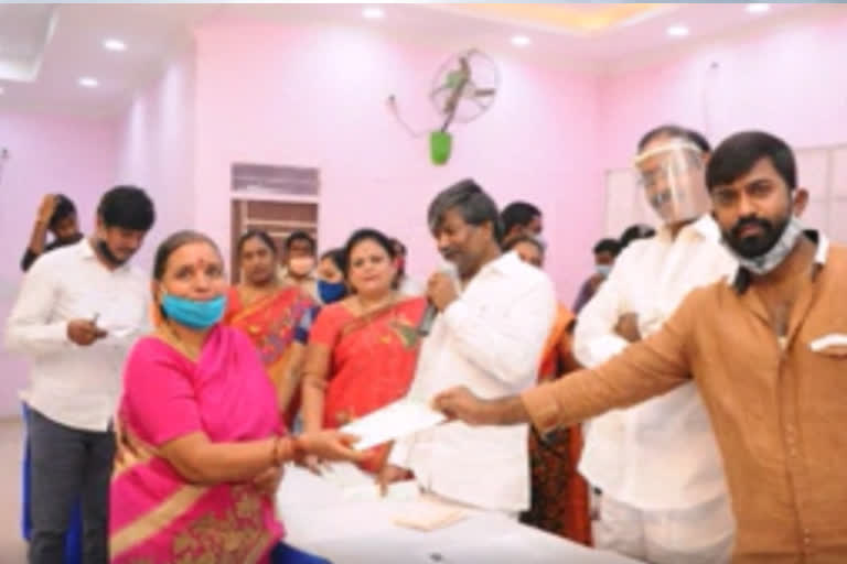 KALYANA LAXMI CHEQUES DISTRIBUTION BY DEPUTY SPEAKER IN HYDERABAD