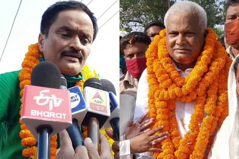 बहादुरपुर से आरके चौधरी तो हायाघाट से भोला यादव ने किया नामांकन, rk choudhary and bhola yadav filed nomination in darbhanga