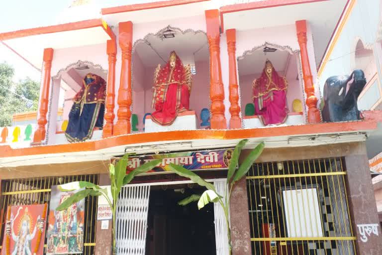 Devotees visiting temples