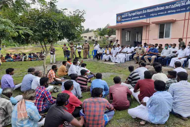 Peace talks regarding the removal of the statue of Bisil Mariamman!