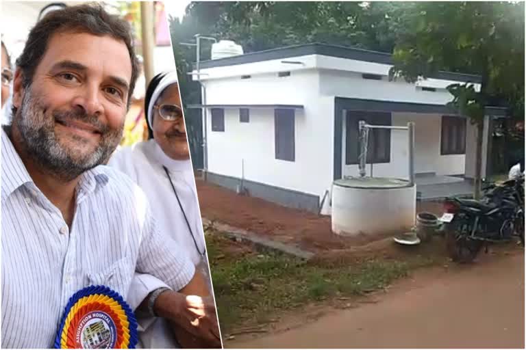 Rahul Gandhi  Kavya and Karthika  Kavya  കവളപ്പാറ  രാഹുൽ ഗാന്ധി  മലപ്പുറം