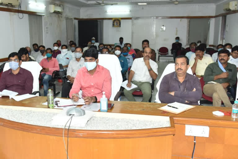 Government Chief secretary Simesh kumar video conference with all district collectors