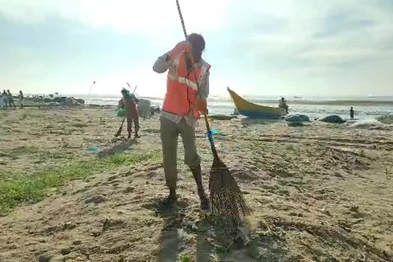 Suryalanka beach in Bapatla,