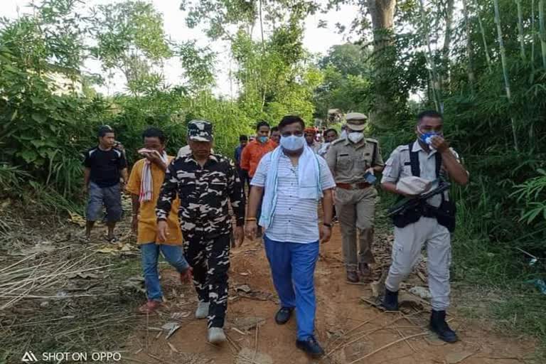 mla-visit-assam-mizoram-border-karimganj