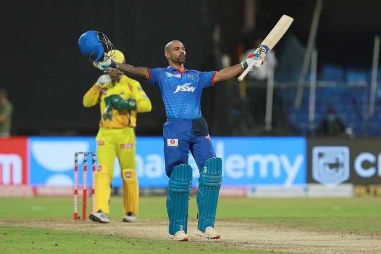 Dhawan's maiden ton takes DC to five-wicket win over CSK