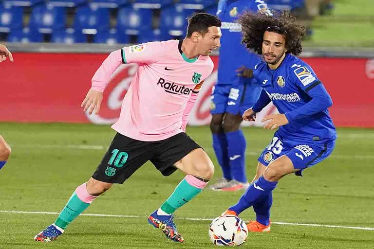 Getafe hand Barcelona shocking 1-0 defeat