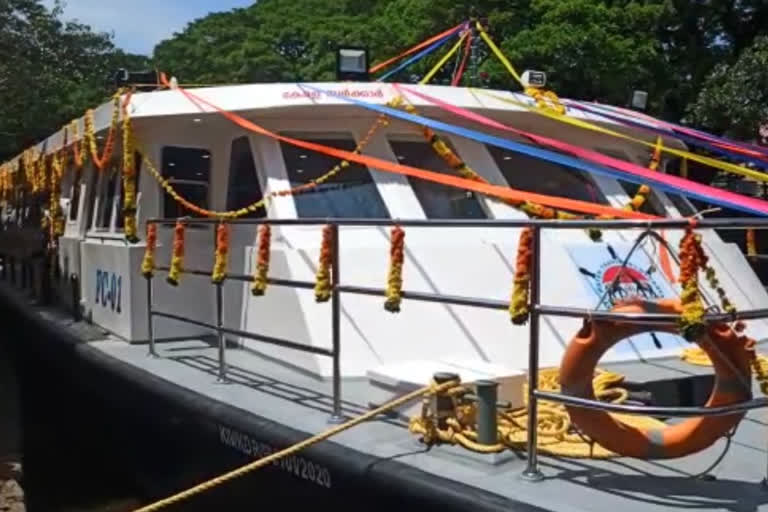 CM launches Kerala's first water taxi; SWTD's Catamaran boat service also commissioned