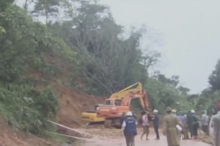 Vietnam landslide hits army camp, buries at least 22