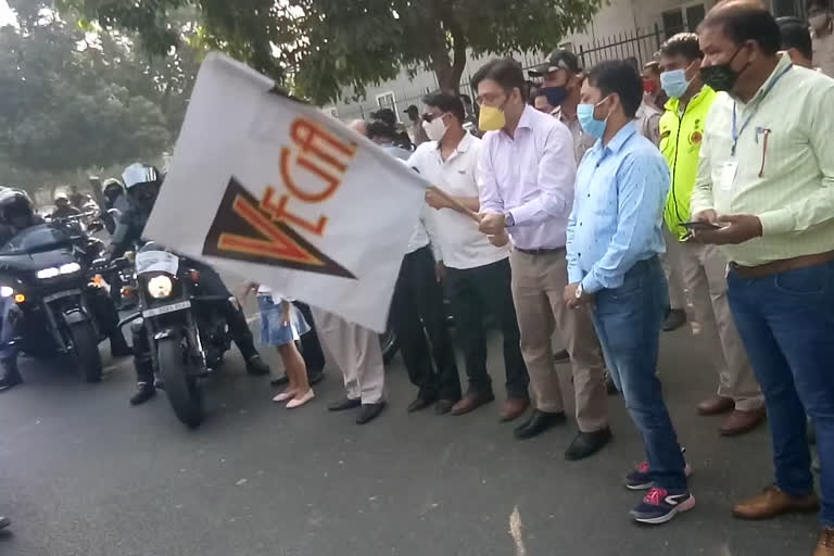 Bike rally organized for corona awareness