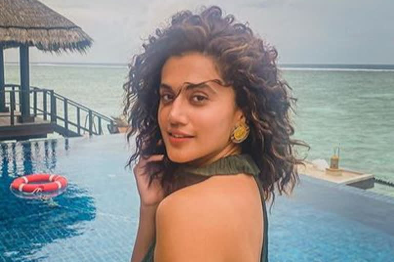 Taapsee back to work mode after Maldives break