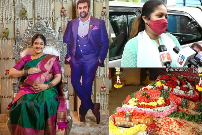 Meghana Raj Chiranjeevi Sarja Birthday  നിറവയറില്‍ ചിരുവിന് പിറന്നാള്‍ ആശംസകള്‍ നേര്‍ന്ന് മേഘ്ന  മേഘ്ന രാജ്  മേഘ്ന രാജ് വാര്‍ത്തകള്‍  ചിരഞ്ജീവി സര്‍ജ സിനിമകള്‍  Chiranjeevi Sarja Birthday  Chiranjeevi Sarja death news