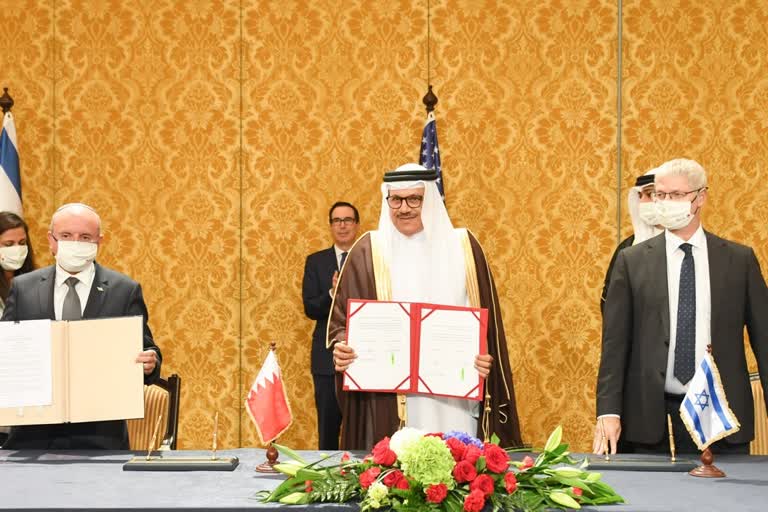 Israel and Bahrain sign deal establishing