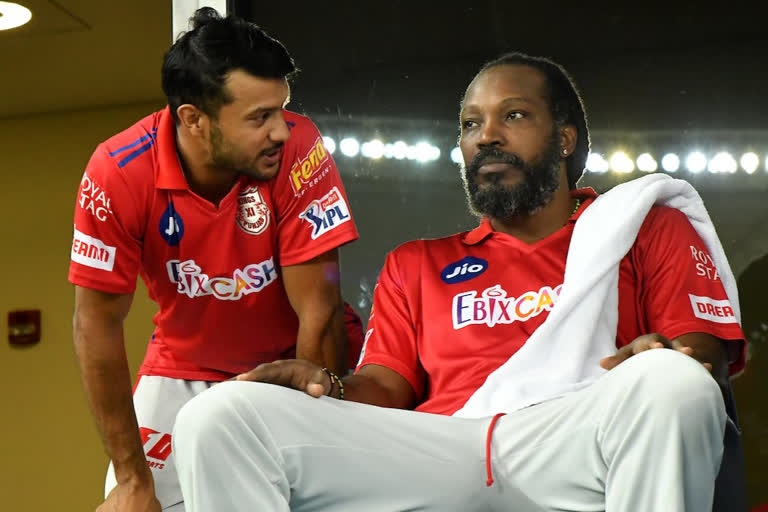 Chris Gayle, Mayank Agarwal, Super Over, IPL, Kings XI Punjab, Mumbai Indians, KXIP, MI