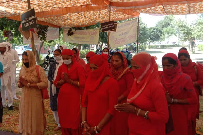 asha workers protest in sirsa