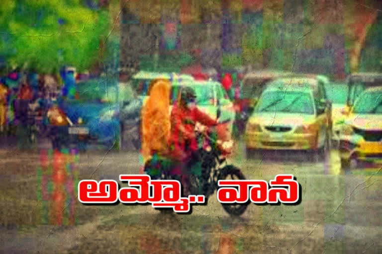 heavy rain in Telangana