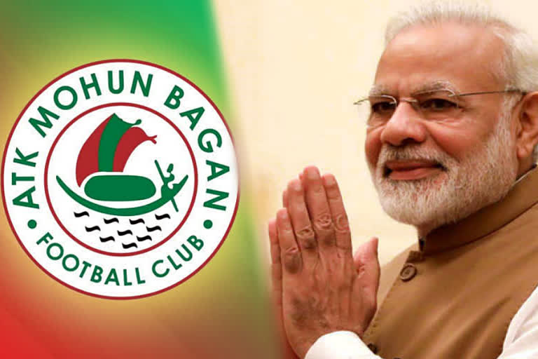 Prime minister narendra modi congratulates mohun bagan on winning the i-league