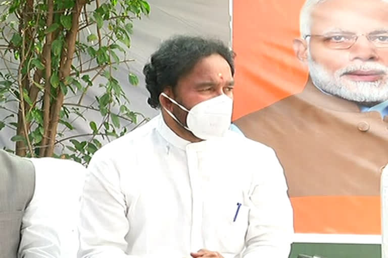 kishan reddy said Prime Minister Modi focused on floods in the telangana state