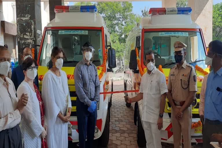 inauguration  of Immune Machine and Cardiac Ambulance by Rajesh Tope