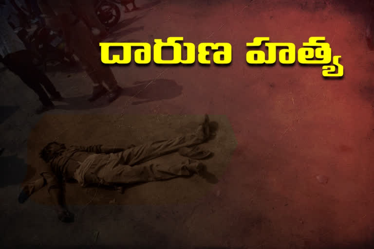 man murder at nizamabad district