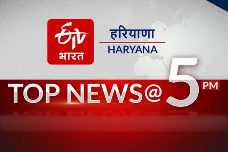 top 10 news haryana 5 pm 20 october