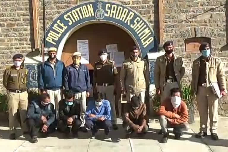 5 thieves arrested in Shimla