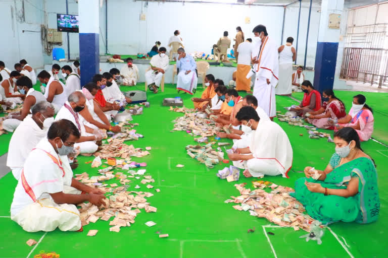 vemulawada rajanna temple hundi counting