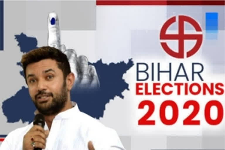 LJP releases third list  LJP releases third list of candidates  Bihar polls  ok Janshakti Party  LJP chief  Chirag Paswan  Bihar assembly elections  Bihar assembly seats  Nitish Kumar  എൽജെപി  ബിഹാർ തെരഞ്ഞെടുപ്പ്  എൽജെപി സ്ഥാനാർത്തികളെ പ്രഖ്യാപിച്ചു  ലോക്ക് ജനശക്തി പാർട്ടി  ചിരാഗ് പാസ്വാൻ