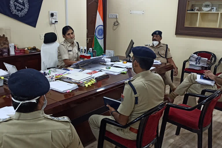 Police officials in Naguar