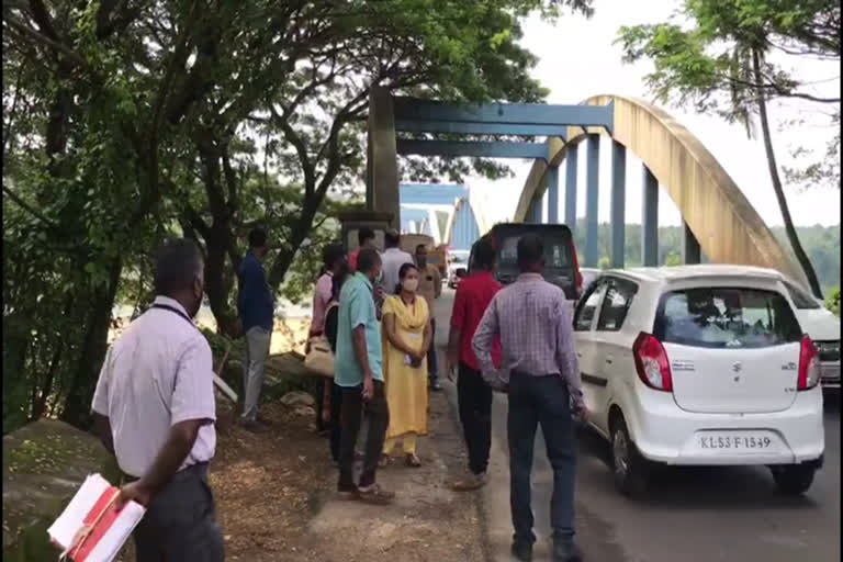 Vigilance inspection at Kuttipuram bridge  malappuram news  കുറ്റിപ്പുറം പാലം അഴിമതി  കുറ്റിപ്പുറം പാലത്തില്‍ വിജിലൻസ്‌ പരിശോധന  മലപ്പുറം വാര്‍ത്തകള്‍