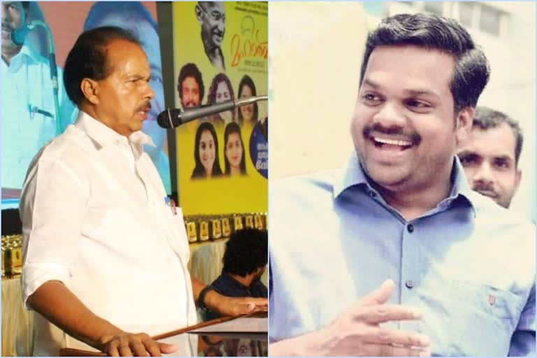 konni mla filed complaint against pt thomas  പി ടി തോമസിനെതിരെ സ്‌പീക്കര്‍ക്ക് പരാതി  പി ടി തോമസ്  കോന്നി എംഎല്‍എ കെ.യു ജനീഷ്‌കുമാർ  pt thomas  ku jenish kumar