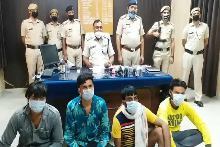 four accused arrested for registering false case against victim in palwal