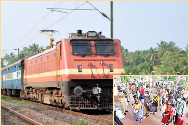 All the trains are full during the festival.