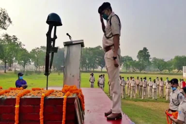 police memorial day celebrated in sahibganj