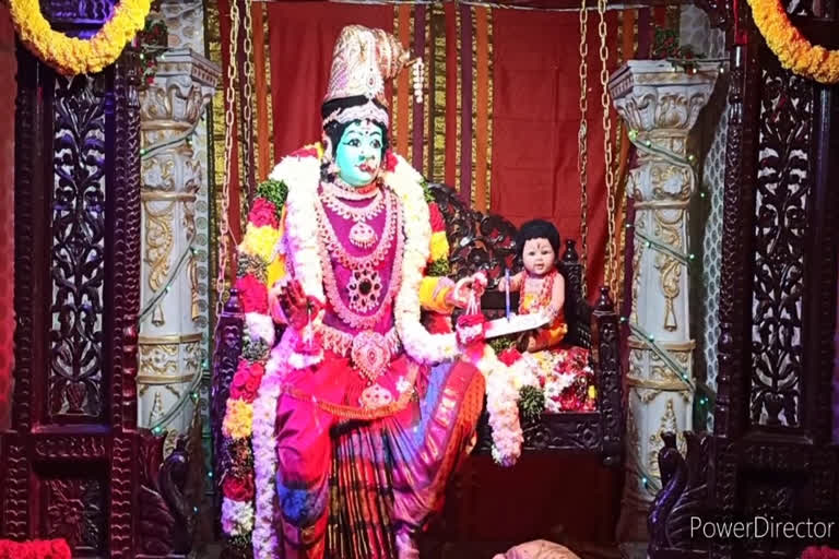 Navaratri celebrations at basara saraswathi temple in nirmal