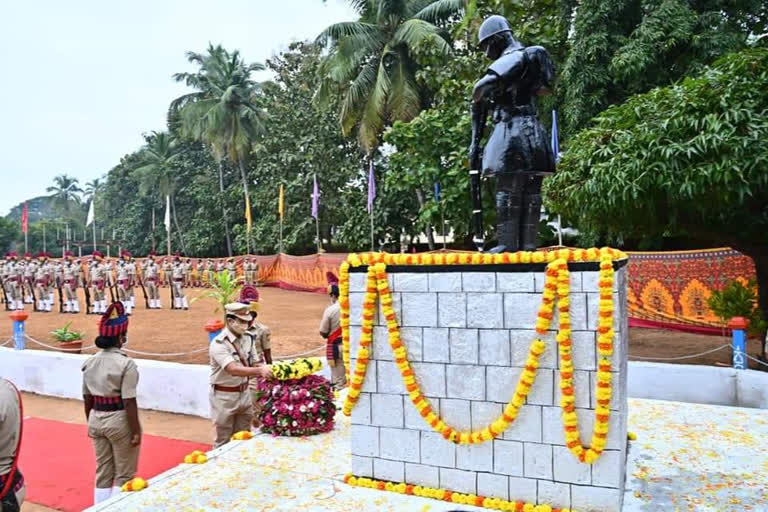 police commemoration day celebration in karwar