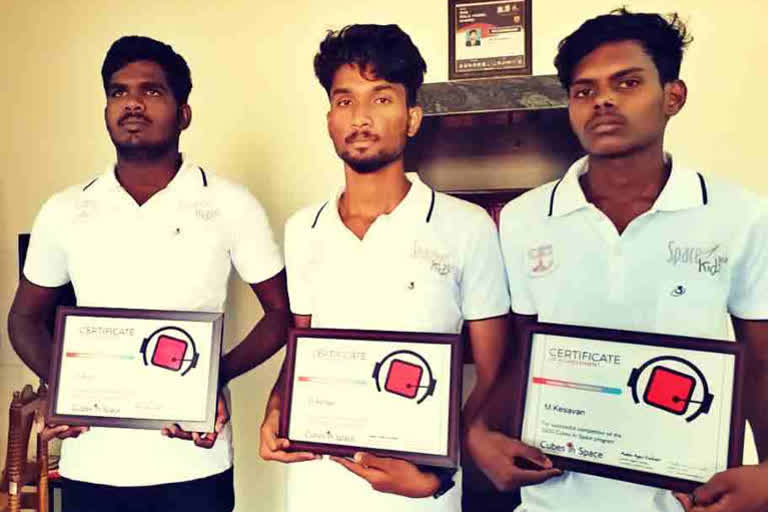 NASA Selected the world's lightest Satellite built by karur students