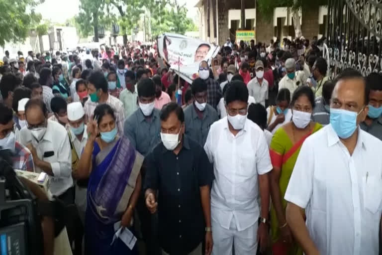 mask rally at ongole prakasam district