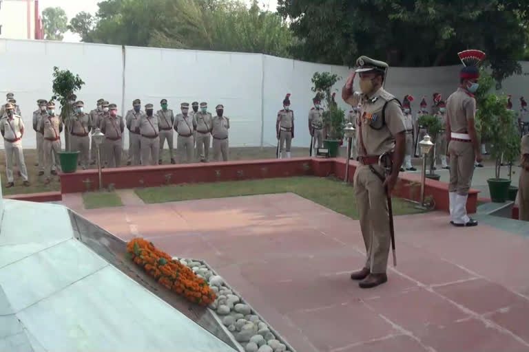 police martyrdom day celebrated in rohtak