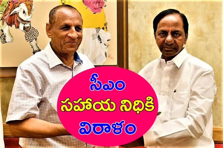 former-governor-narasimhan-donate-25-thousand-to-telangana-cm-relief-fund