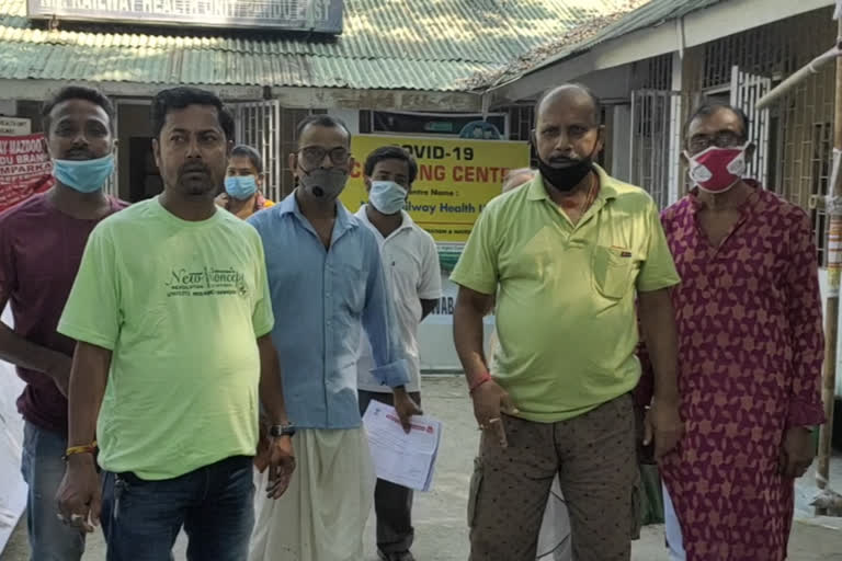 covid-19 test puja committee at  guwahati