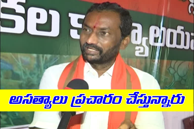 bjp raghunandan rao said People are good responding in dubbaka election