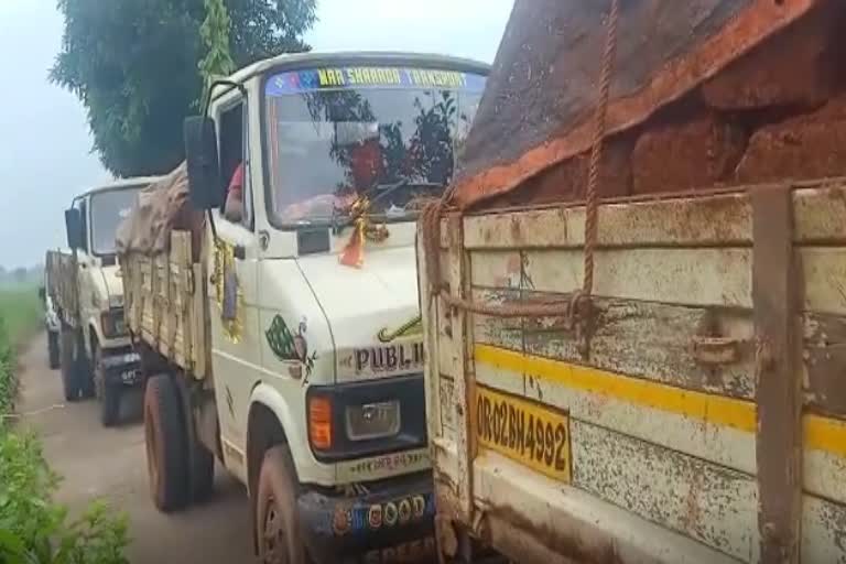 begunia police raid while transporting minerals illegally