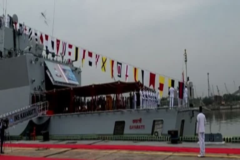 Anti-Submarine Warfare Corvette 'INS Kavaratti' commissioned into Indian Navy