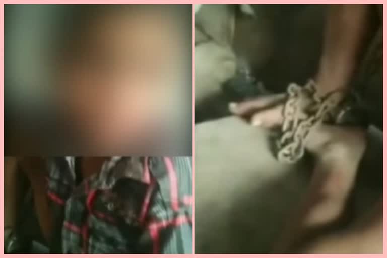 Video of a chain-bound child goes viral