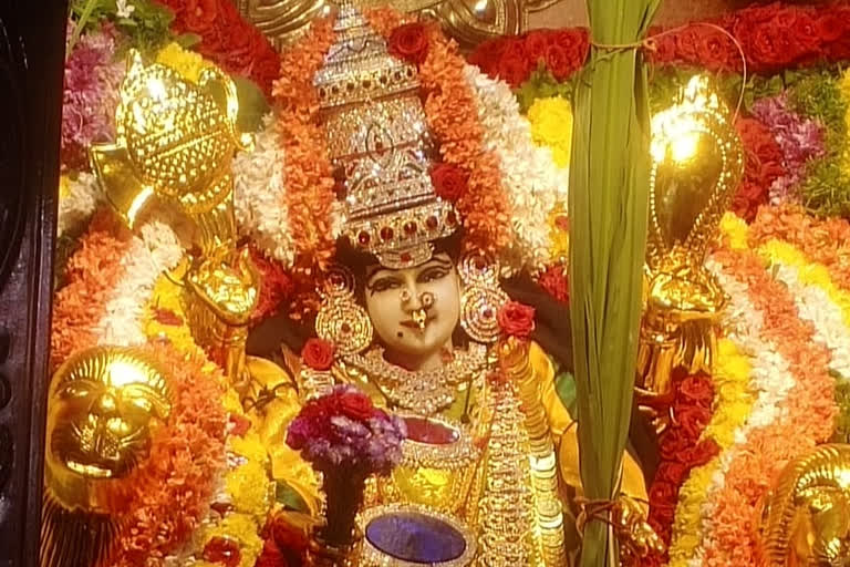 grandly celebrations of devi sharannavarathrulu in andhrapradhesh