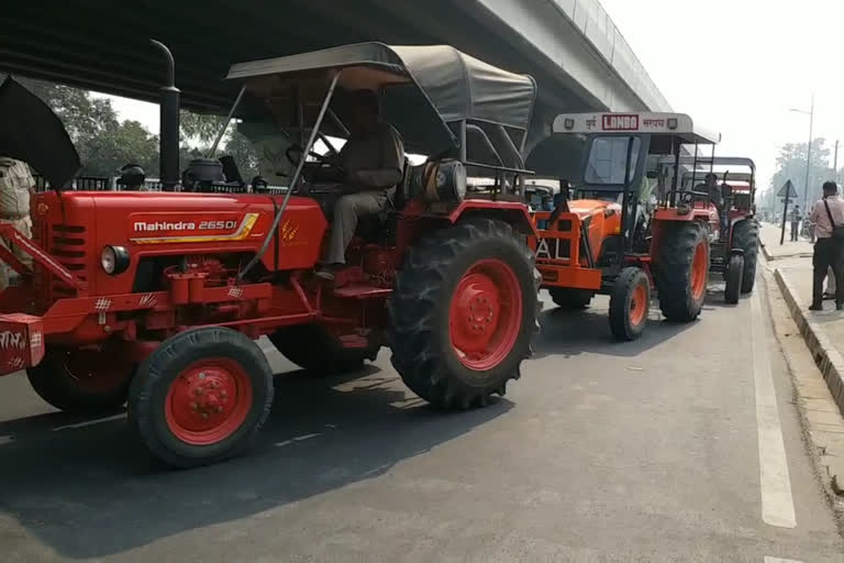 farmers tractor rally against farm laws in panipat